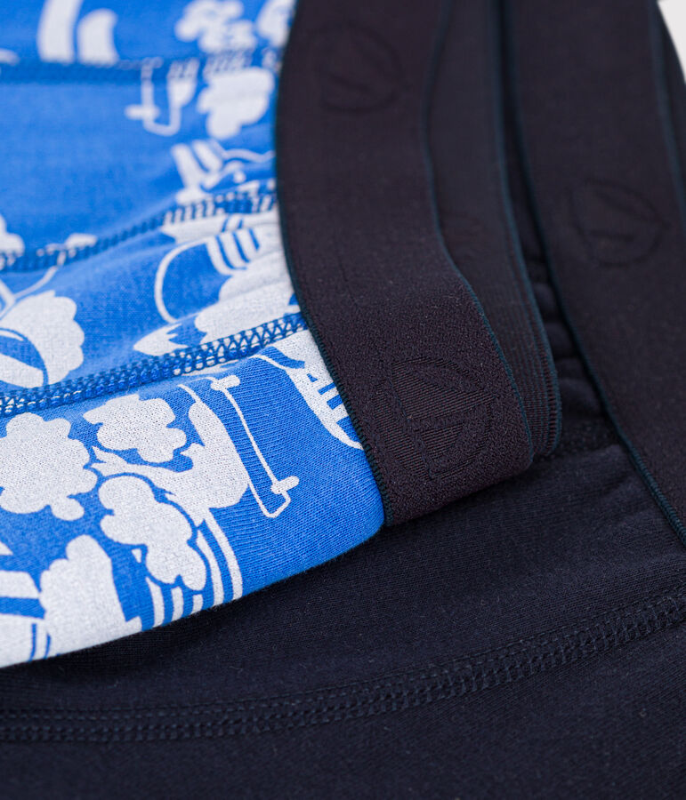 2er-Set Kinder-Boxershorts aus Baumwolle vielfarbig