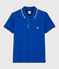 Kurzärmeliges Kinder-Poloshirt aus Jersey für Jungen blau SURF