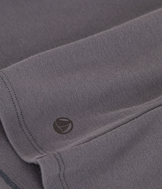 T-Shirt L’ICONIQUE aus Baumwolle mit rundem Ausschnitt für Damen grau BONGRIS
