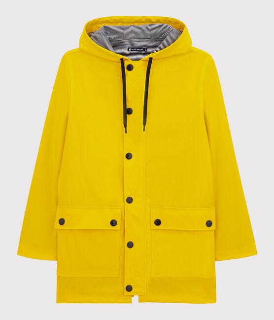 Klassische Damen-/Herren-Regenjacke gelb JAUNE