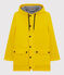 Klassische Damen-/Herren-Regenjacke gelb JAUNE