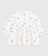 Babykleid aus Bio-Doppeljersey mit Blumenmuster.