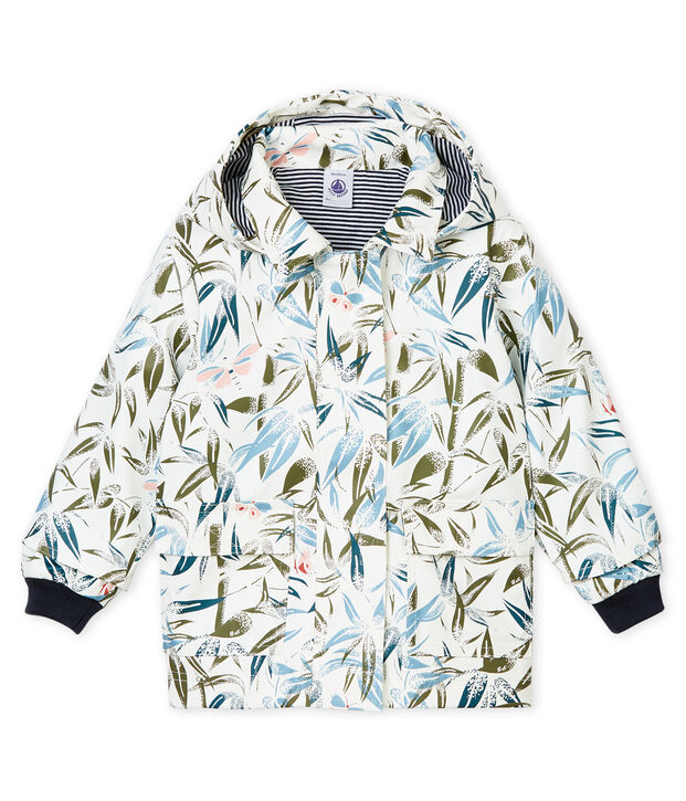 Unisex babys Regenjacke weiss/vielfarbig