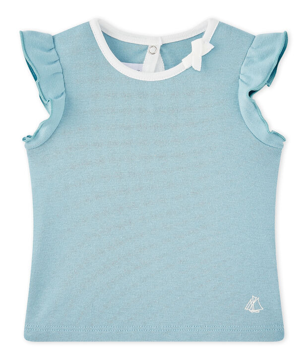 Baby-M&auml;dchen-T-Shirt gr&uuml;n