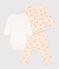 Baby-Set aus bedrucktem Molton AVALANCHE/ TOURONE