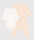 Baby-Set aus bedrucktem Molton