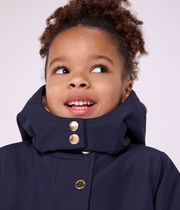 Einfarbiger Kinder-Parka halblang SMOKING