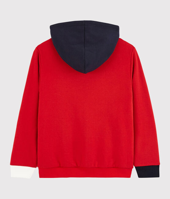 Kinder-Sweatshirt mit Kapuze für Jungen rot TERKUIT/ SMOKING