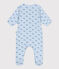 Baby-Bodyjama aus Doppeljersey mit Walen blau TOUDOU/ ALASKA