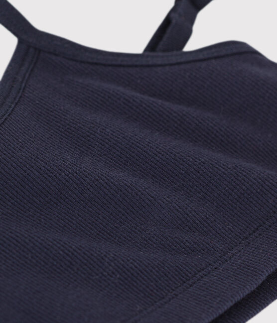 Brassière aus Baumwolle und Elasthan für Damen blau SMOKING