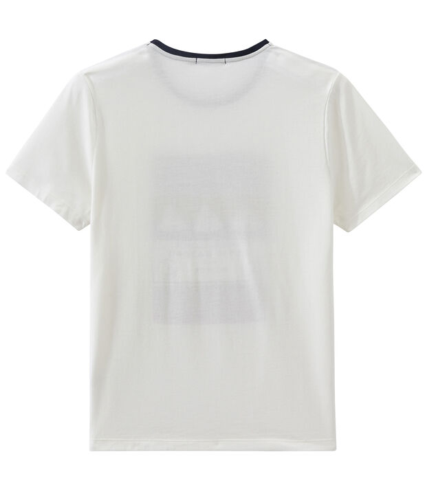 Unisex-kurzarmshirt weiss