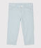 Baby-Hose in Seersucker für Jungen blau ACIER/weiss MARSHMALLOW