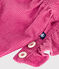 Langbeinige Baby-Latzhose aus einfarbigem Fein-Cord mit Volants  BOUDOIR