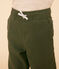 Kinderhose aus gestreiftem Baumwoll-Kattun Kinder/Jungen grün CROCO