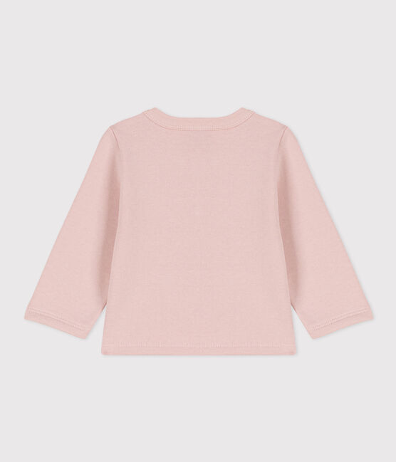 Baby-Cardigan aus Molton rosa SALINE