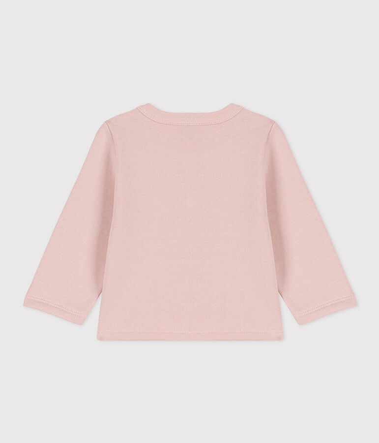 Baby-Cardigan aus Molton rosa