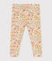 Baby-Leggings aus Baumwolle weiss AVALANCHE/ MULTICO