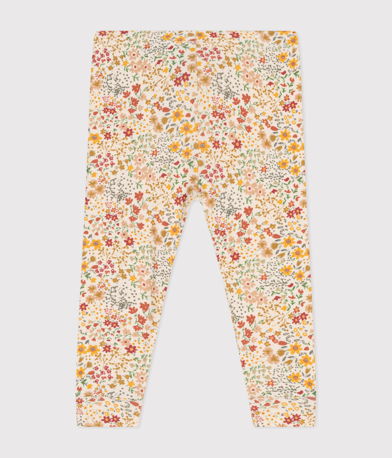 Baby-Leggings aus Baumwolle naturfarben/vielfarbig