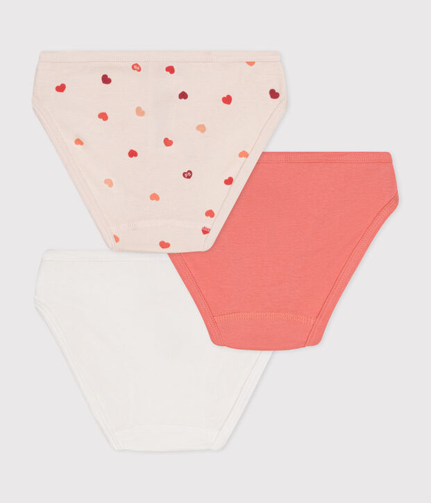 3er-Set Slips f&uuml;r M&auml;dchen aus Baumwolle vielfarbig