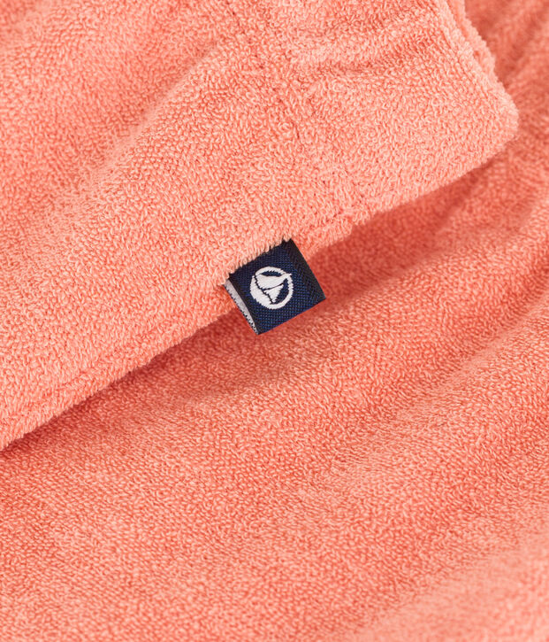 Baby-Shorts aus Baumwoll-Frottee orange