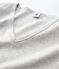 T-Shirt L’ICONIQUE aus Baumwolle mit V-Ausschnitt für Damen grau BELUGA CHINE