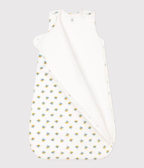 Babyschlafsack aus Baumwolle mit Blumenmotiv TOG 2 weiss MARSHMALLOW/weiss MULTICO