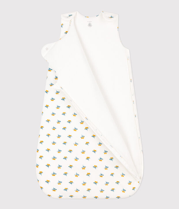 Babyschlafsack aus Baumwolle mit Blumenmotiv TOG 2 weiss/vielfarbig
