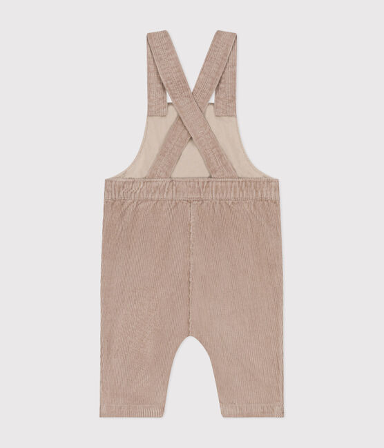 Baby-Latzhose aus Cord HUITRE