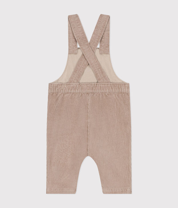 Baby-Latzhose aus Cord beige
