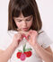 Kinder-Kurzpyjama aus Baumwolle mit Frucht-Motiv weiss MARSHMALLOW/weiss MULTICO