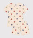 Kurzer Kinderpyjama aus Baumwolle mit Herz-Printmotiv