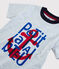 Kurzärmeliges Kinder-T-Shirt aus Baumwolle für Jungen grau POUSSIERE CHINE