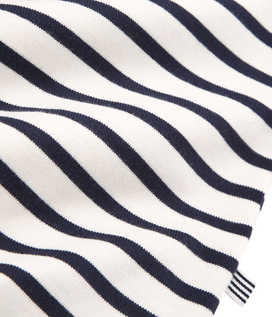 Emblematisches Streifenshirt für Herren grau BELUGA/blau SMOKING