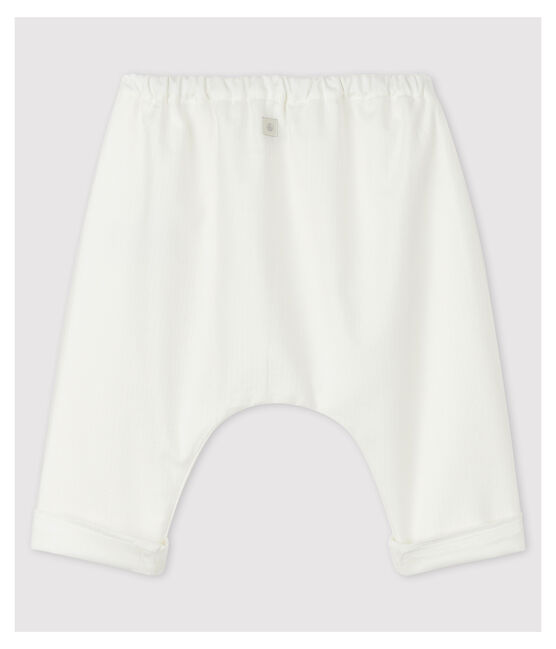 Baby-Hose aus Bio-Baumwoll-Popeline in Weiß weiss MARSHMALLOW