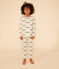 Kinderpyjama aus Baumwolle mit Tier-Printmotiv weiss AVALANCHE/ MULTICO