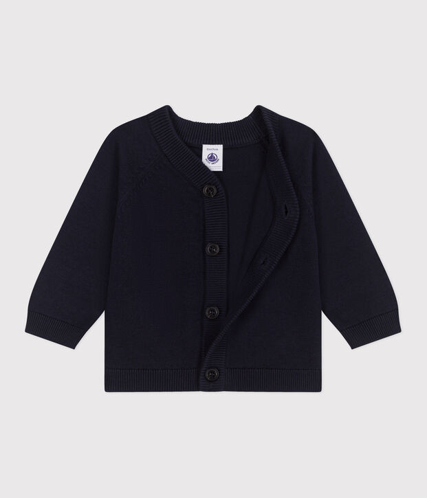 Baby-Cardigan aus einfarbiger Baumwolle SMOKING