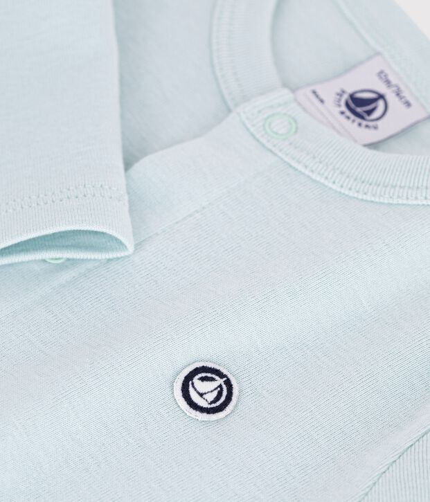 Baby-Cardigan aus einfarbiger Baumwolle SPRAY