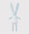 Bedruckter Kuschelhase blau TOUDOU/weiss ECUME
