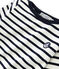 Emblematisches Kinder-Streifenshirt für Jungen beige COQUILLE/blau SMOKING