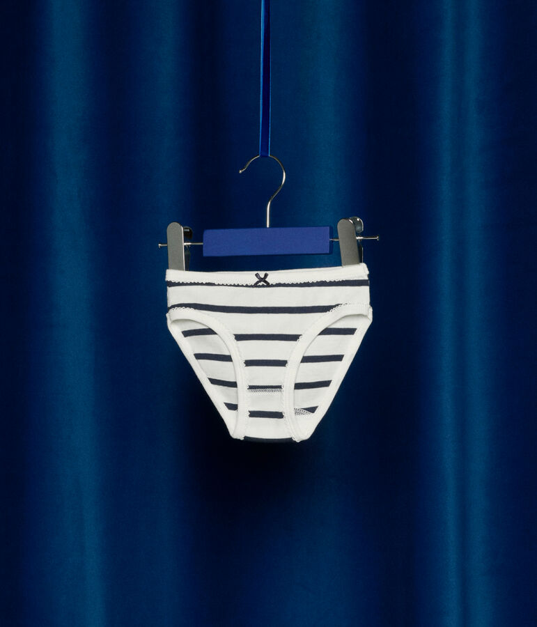 3er-Set-Slips mit Streifen f&uuml;r M&auml;dchen variante 1