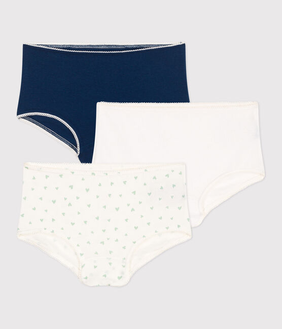 3er-Set Kinder-Shortys aus Baumwolle und Elastan mit Herzmotiv variante 1