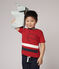 Kurzärmeliges Kinder-T-Shirt aus Baumwolle für Jungen rot TERKUIT