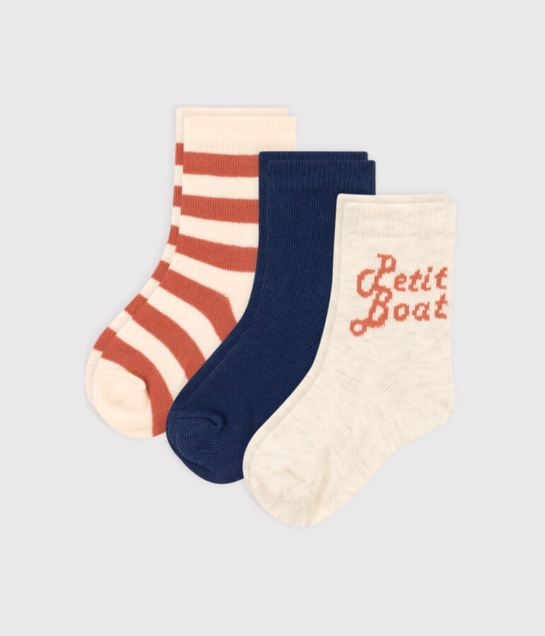 3er-Set Babysocken Petit Boat vielfarbig