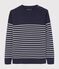 Seemannspullover blau SMOKING/weiss MARSHMALLOW