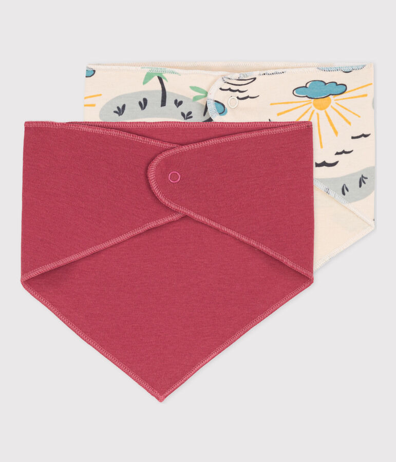 2er-Set Baby-Bandanas mit Entdecker-Motiv vielfarbig
