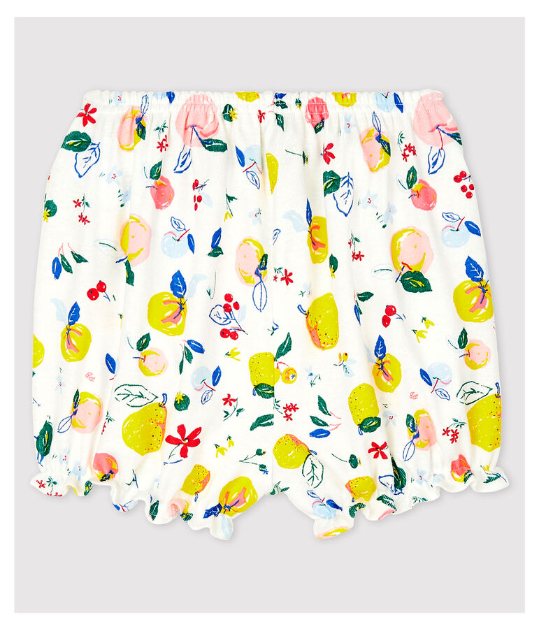 Baby-Bloomer-Shorts mit Gorcella-Printmuster, M&auml;dchen weiss/vielfarbig