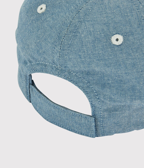 Besticktes Jungen-Cap blau DENIM TRES CLAIR NÂ°5