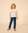 T-Shirt aus geflammtem Jersey Kinder/Mädchen naturfarben AVALANCHE