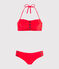 Umweltfreundlicher Bikini Damen rot PEPS