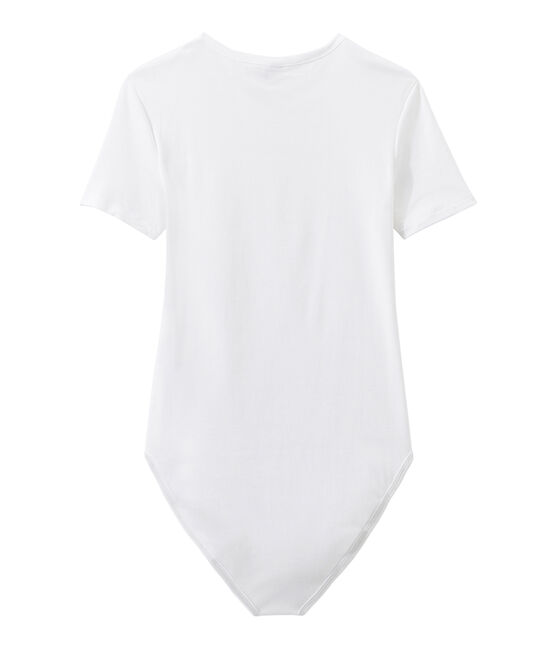 Damen-Body „BODYCONIQUE“ aus Baumwolle weiss ECUME